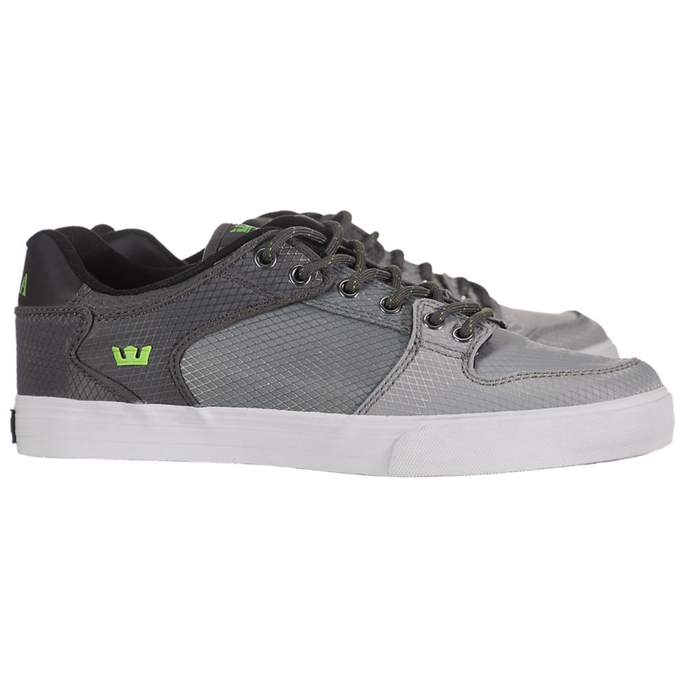 Baskets Basses Supra Vaider Low Grise Grey/White Homme | BFD-26419130